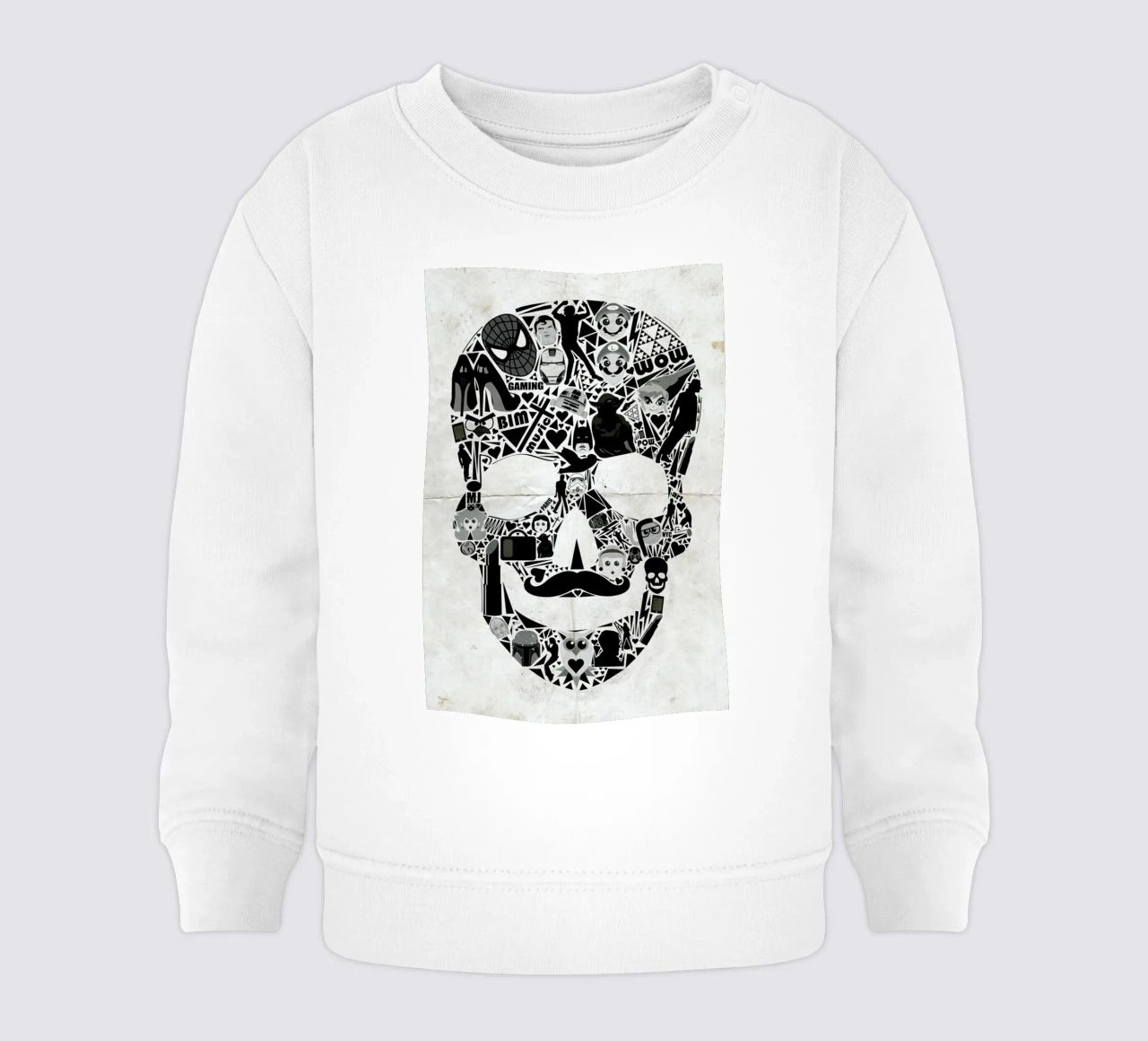 My Skull felpa neonato da AS Art