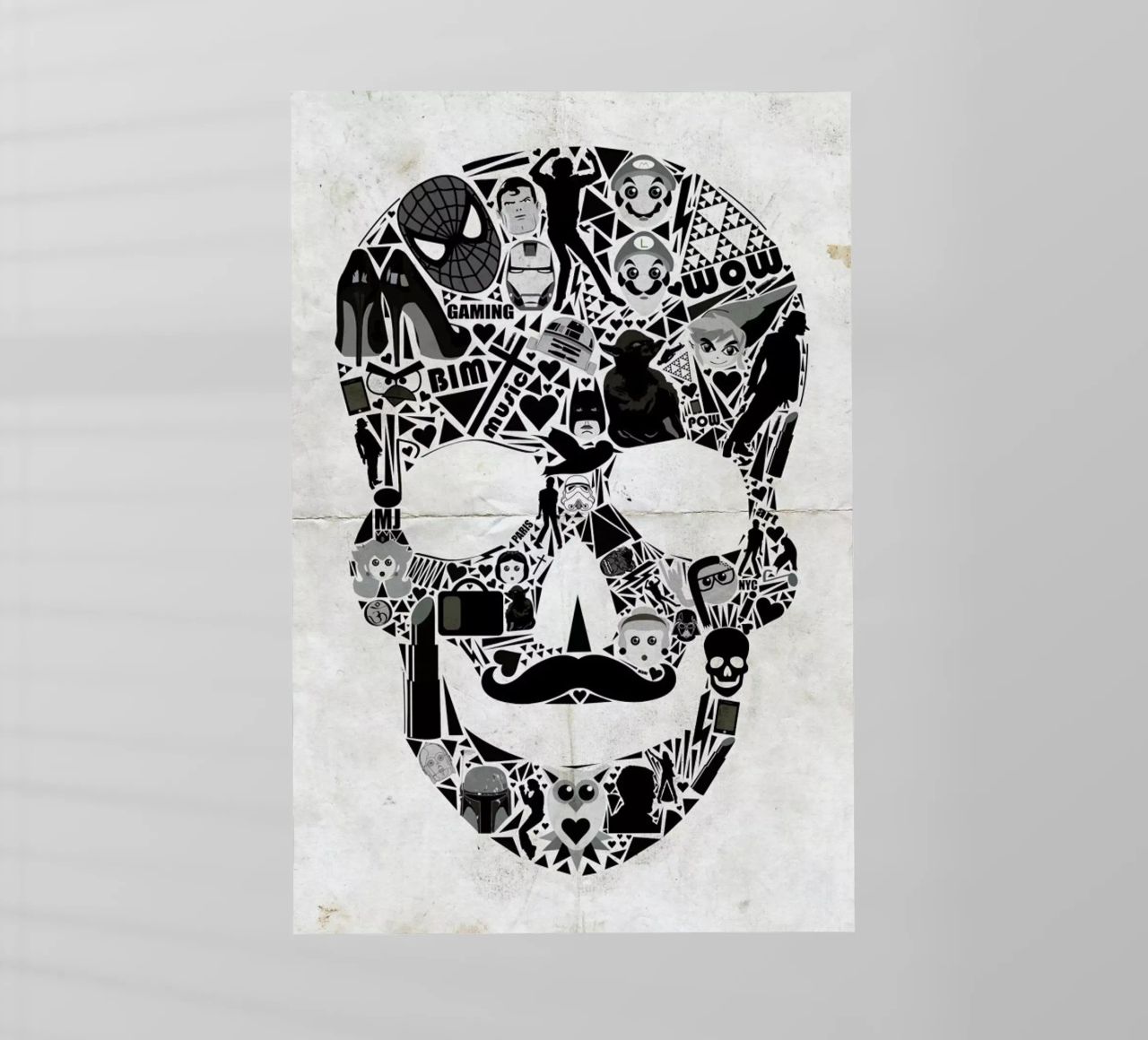 My Skull pellicola backlit da AS Art