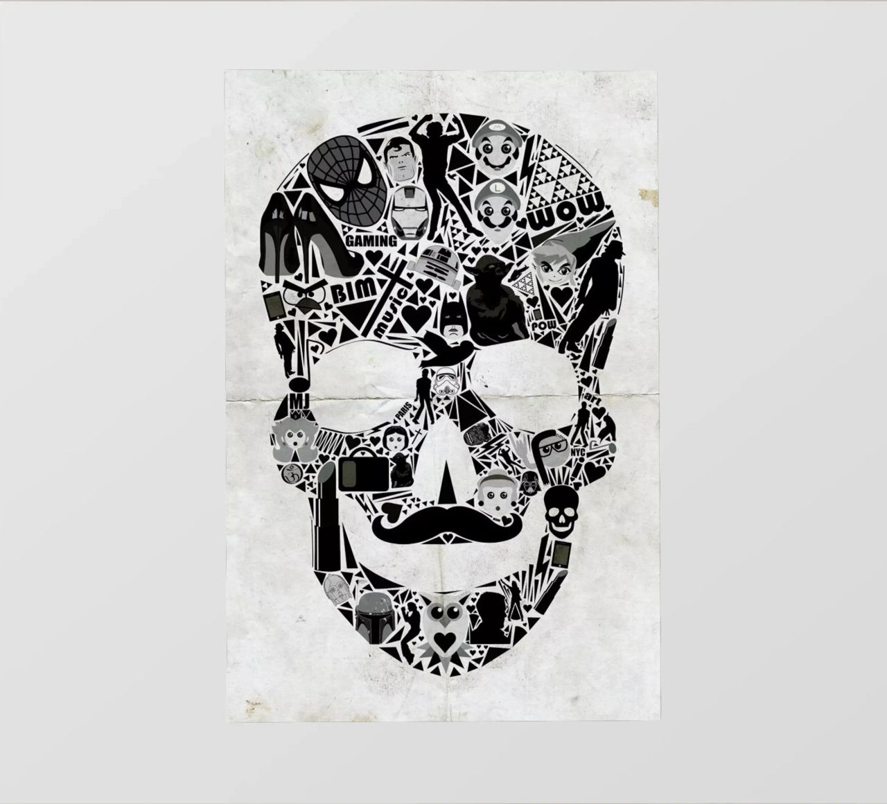 My Skull pellicola backlit da AS Art