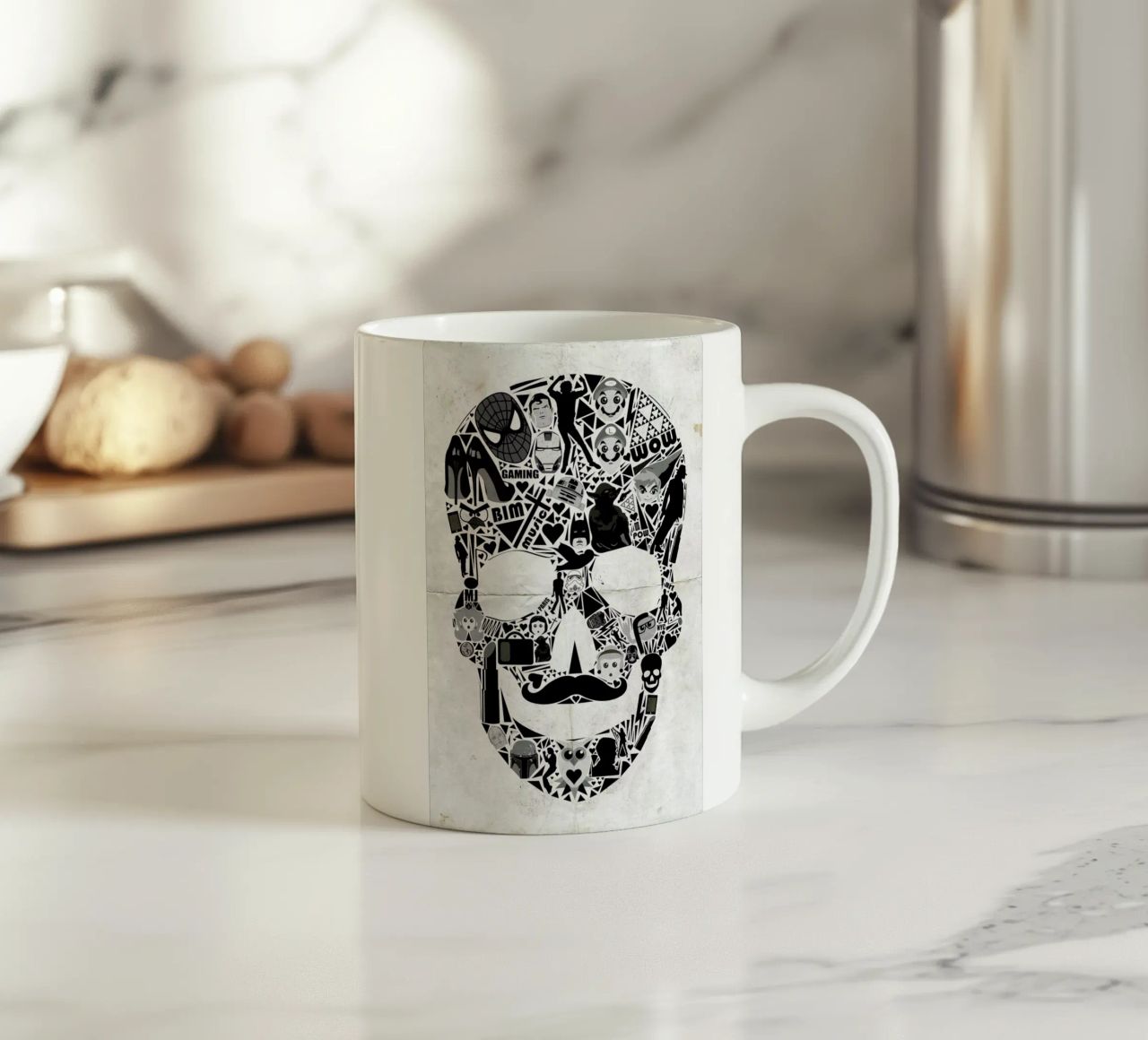 My Skull tazza in ceramica da AS Art