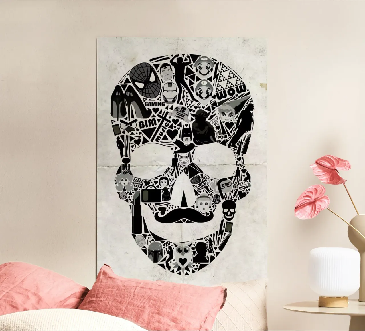 My Skull carta hahnemühle da AS Art