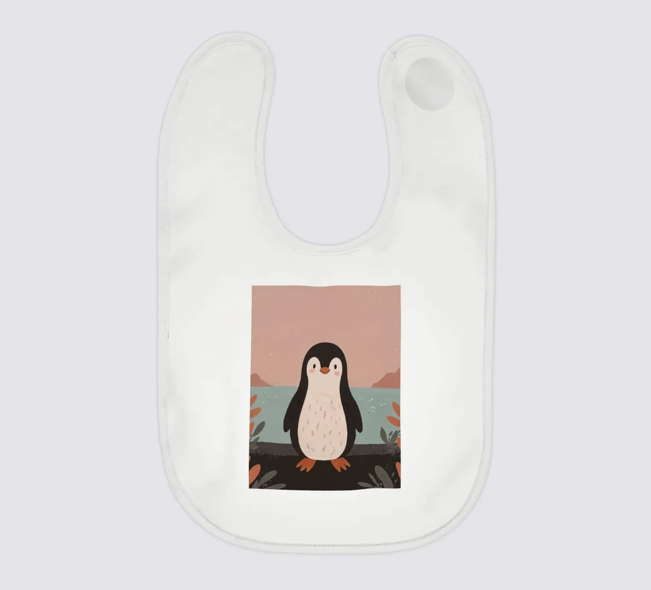 Un piccolo pinguino amichevole bavaglino da SnoopyAnimals