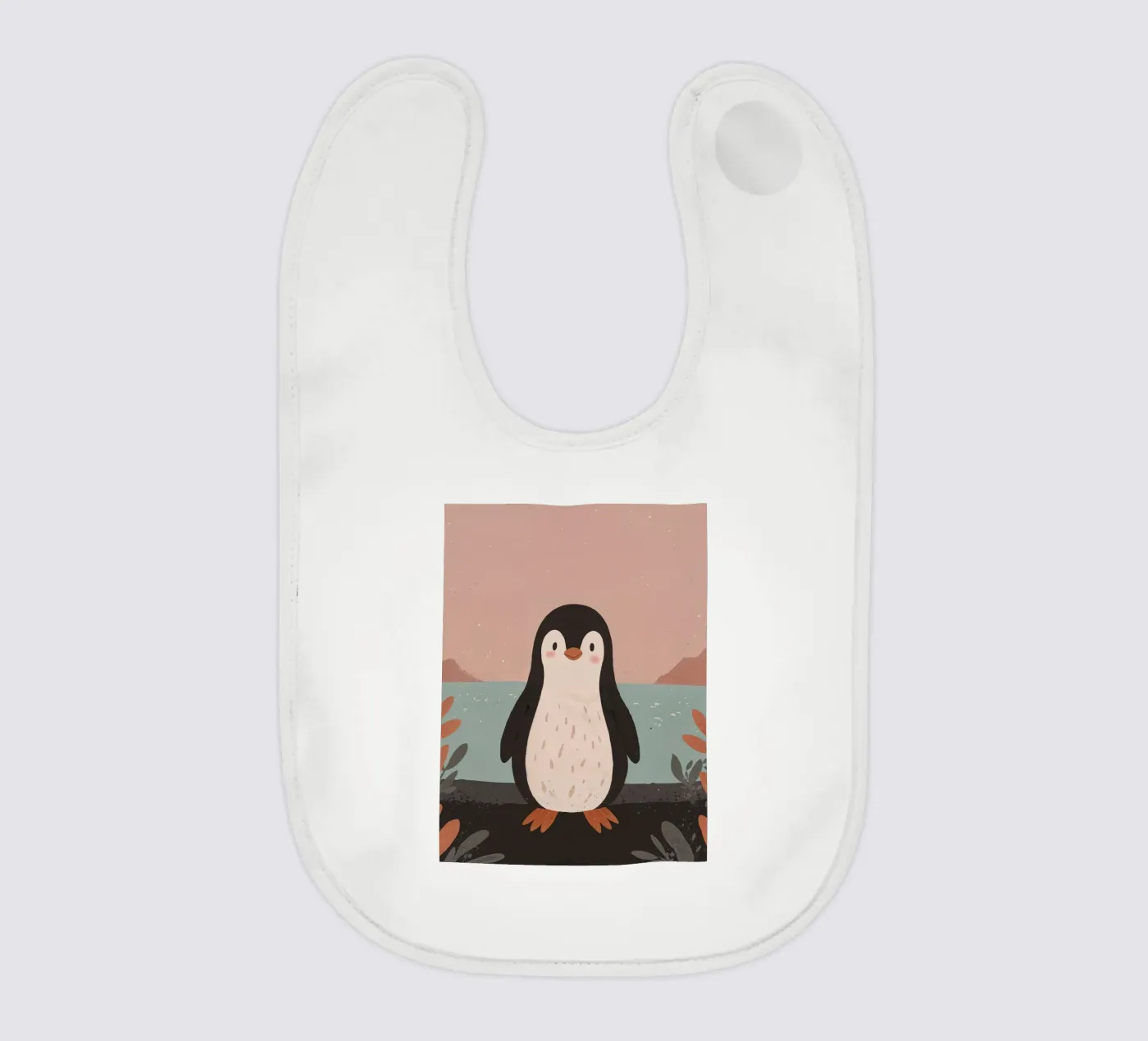 Friendly Tiny Penguin Babylätzchen von SnoopyAnimals