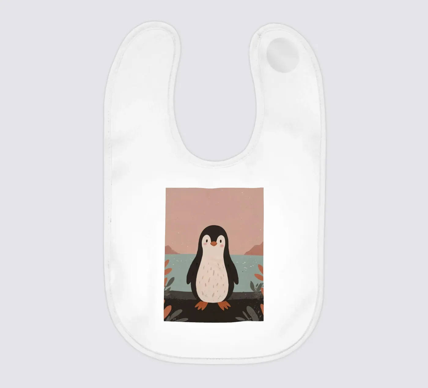 Friendly Tiny Penguin Babylätzchen von SnoopyAnimals