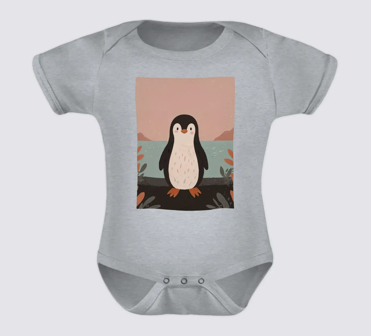 Petit pingouin sympathique body bébé de SnoopyAnimals