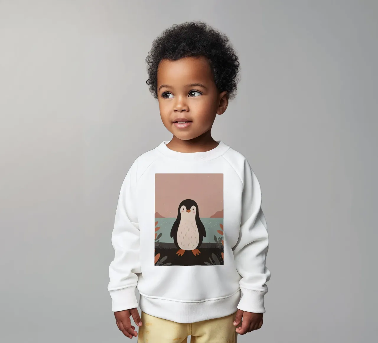 Un piccolo pinguino amichevole felpa neonato da SnoopyAnimals