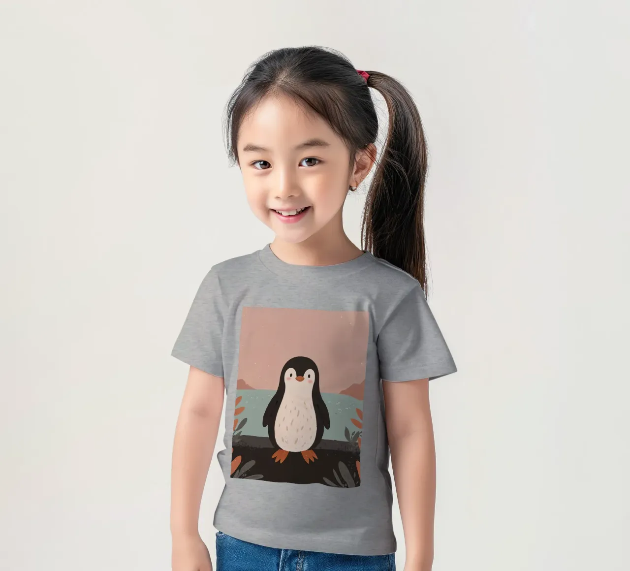 Friendly Tiny Penguin t-shirt bambini da SnoopyAnimals