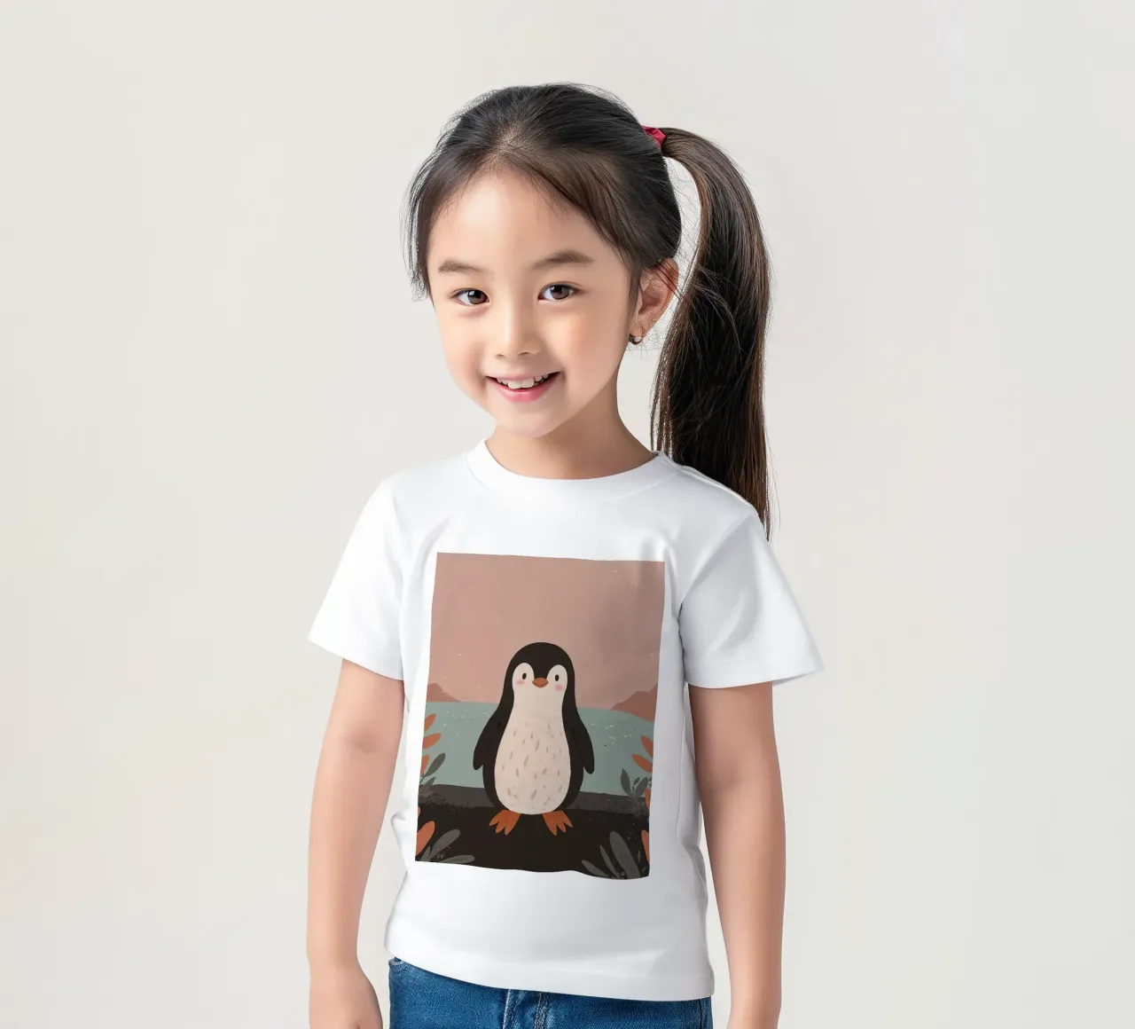 Friendly Tiny Penguin t-shirt bambini da SnoopyAnimals