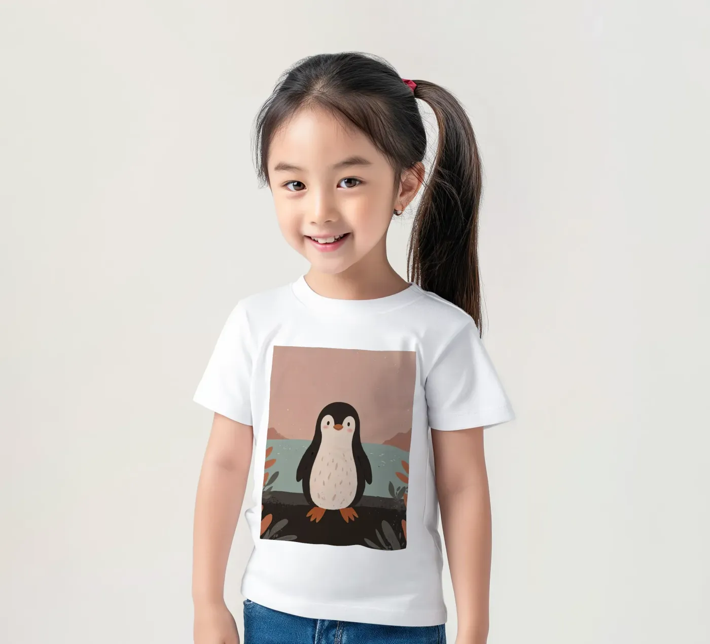 Friendly Tiny Penguin kinder t-shirt van SnoopyAnimals