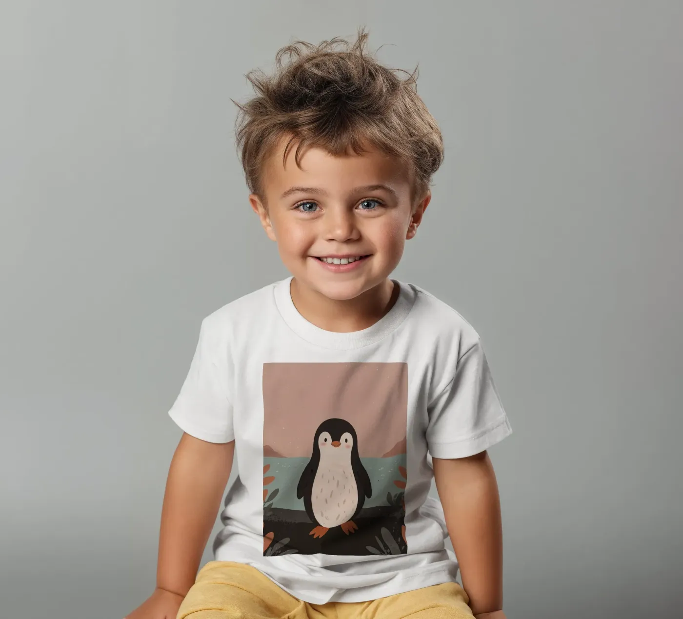 Friendly Tiny Penguin kinder t-shirt van SnoopyAnimals