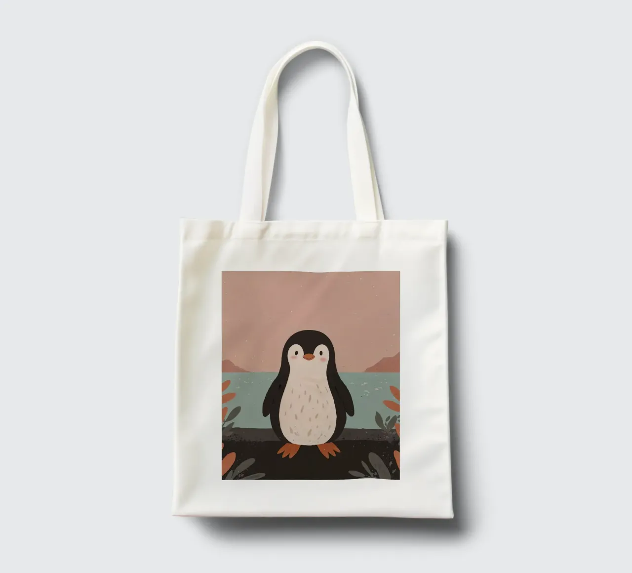Petit pingouin sympathique tote bag de SnoopyAnimals