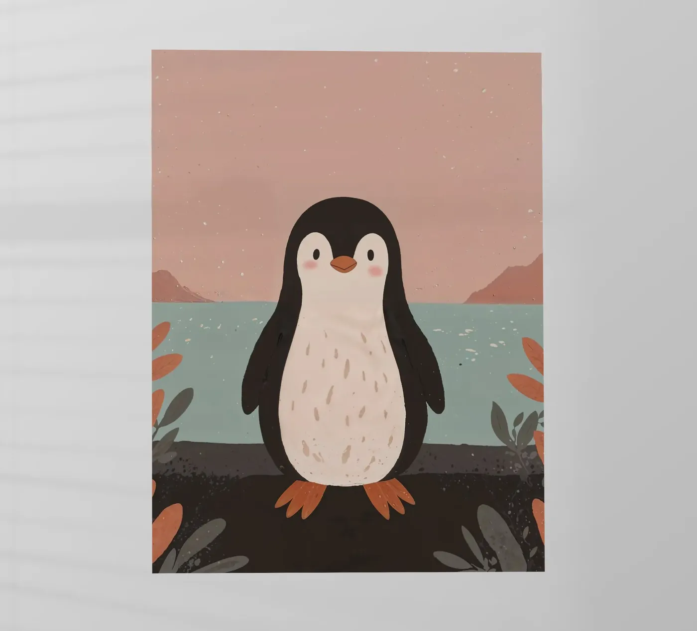 Un piccolo pinguino amichevole pellicola backlit da SnoopyAnimals