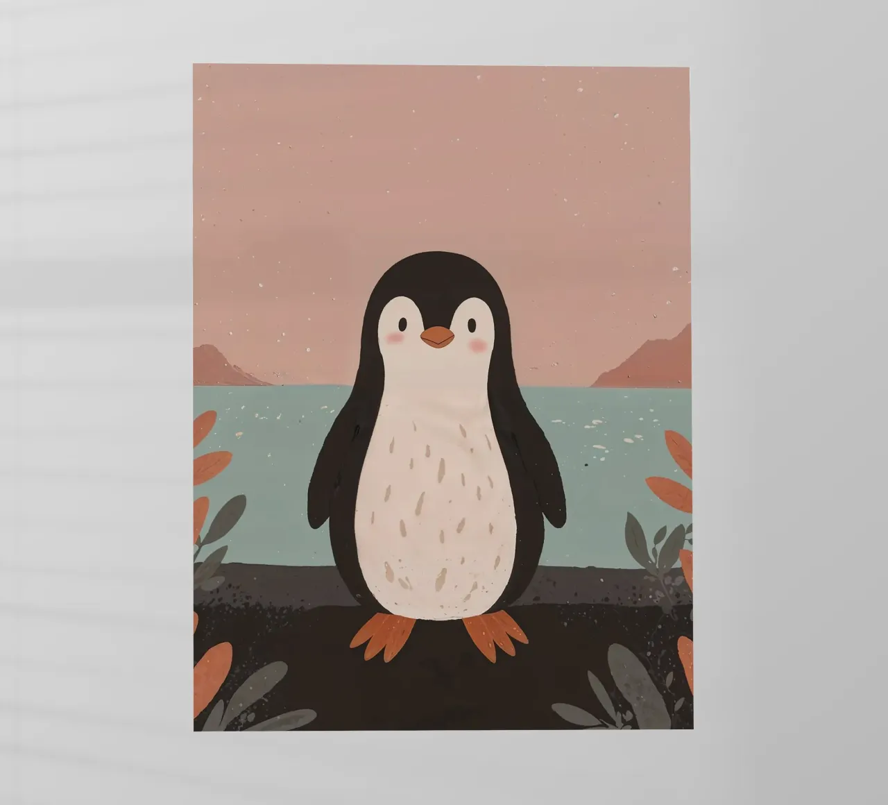 Un piccolo pinguino amichevole pellicola backlit da SnoopyAnimals