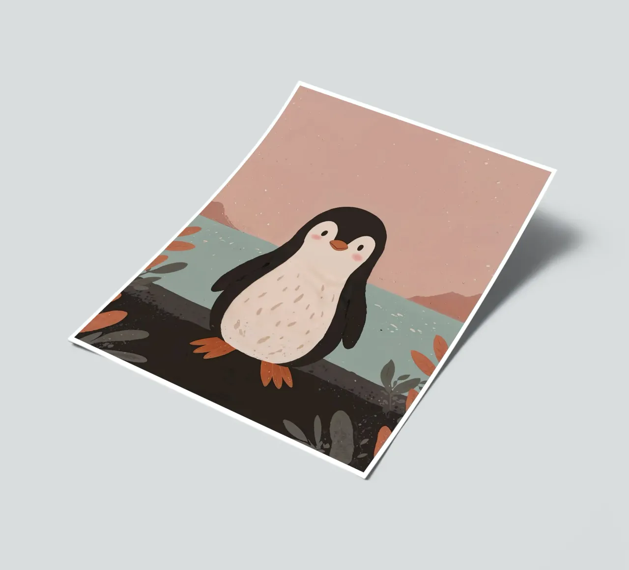 Friendly Tiny Penguin sticker sheet by SnoopyAnimals