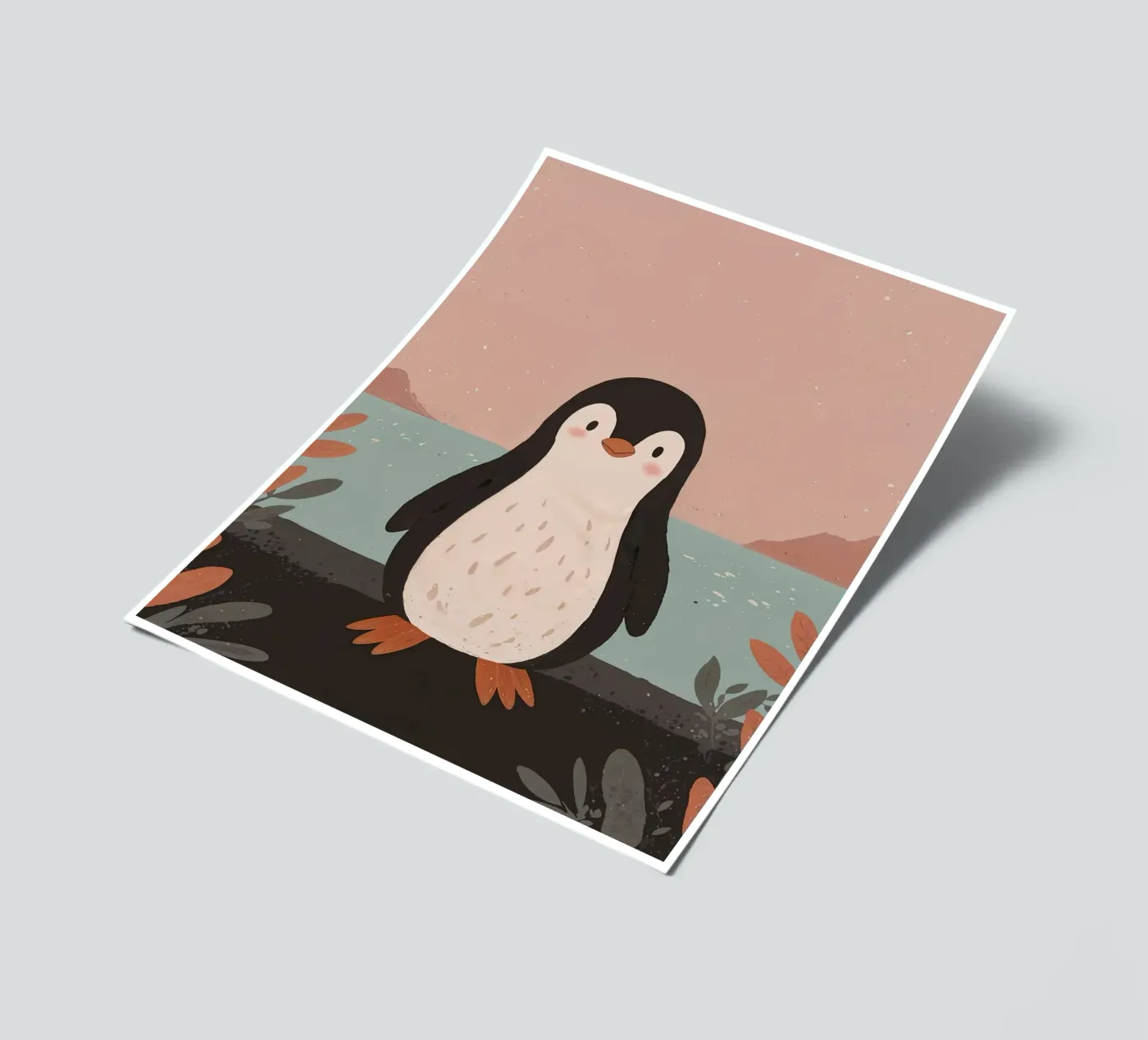 Friendly Tiny Penguin sticker sheet by SnoopyAnimals