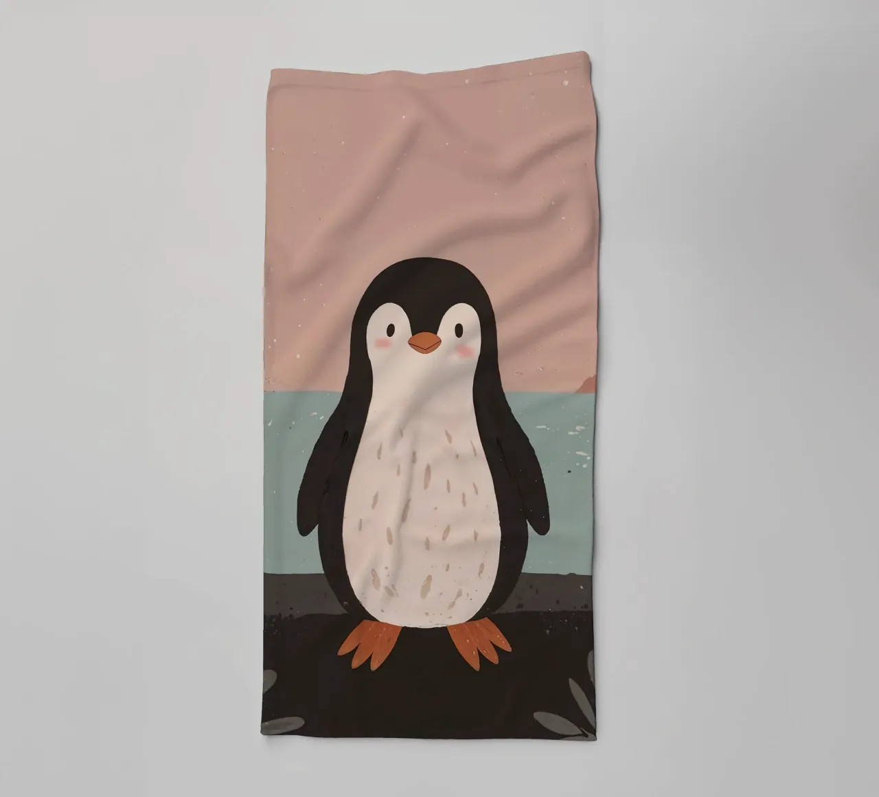 Friendly Tiny Penguin towel by SnoopyAnimals