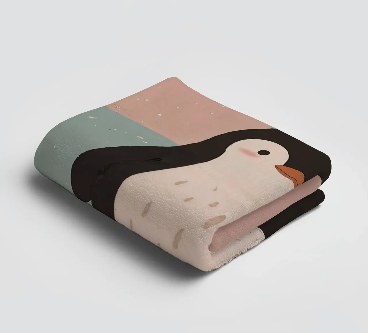 Friendly Tiny Penguin towel by SnoopyAnimals