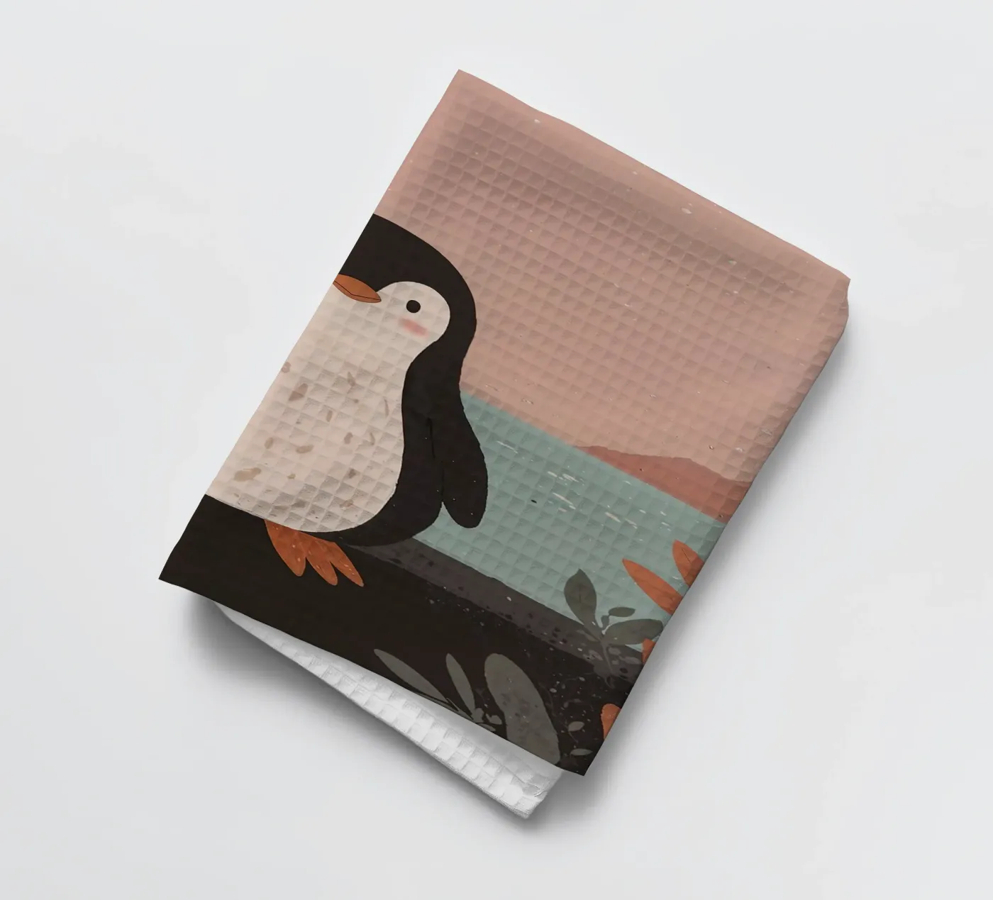 Freundlicher Zwergpinguin Geschirrtuch von SnoopyAnimals