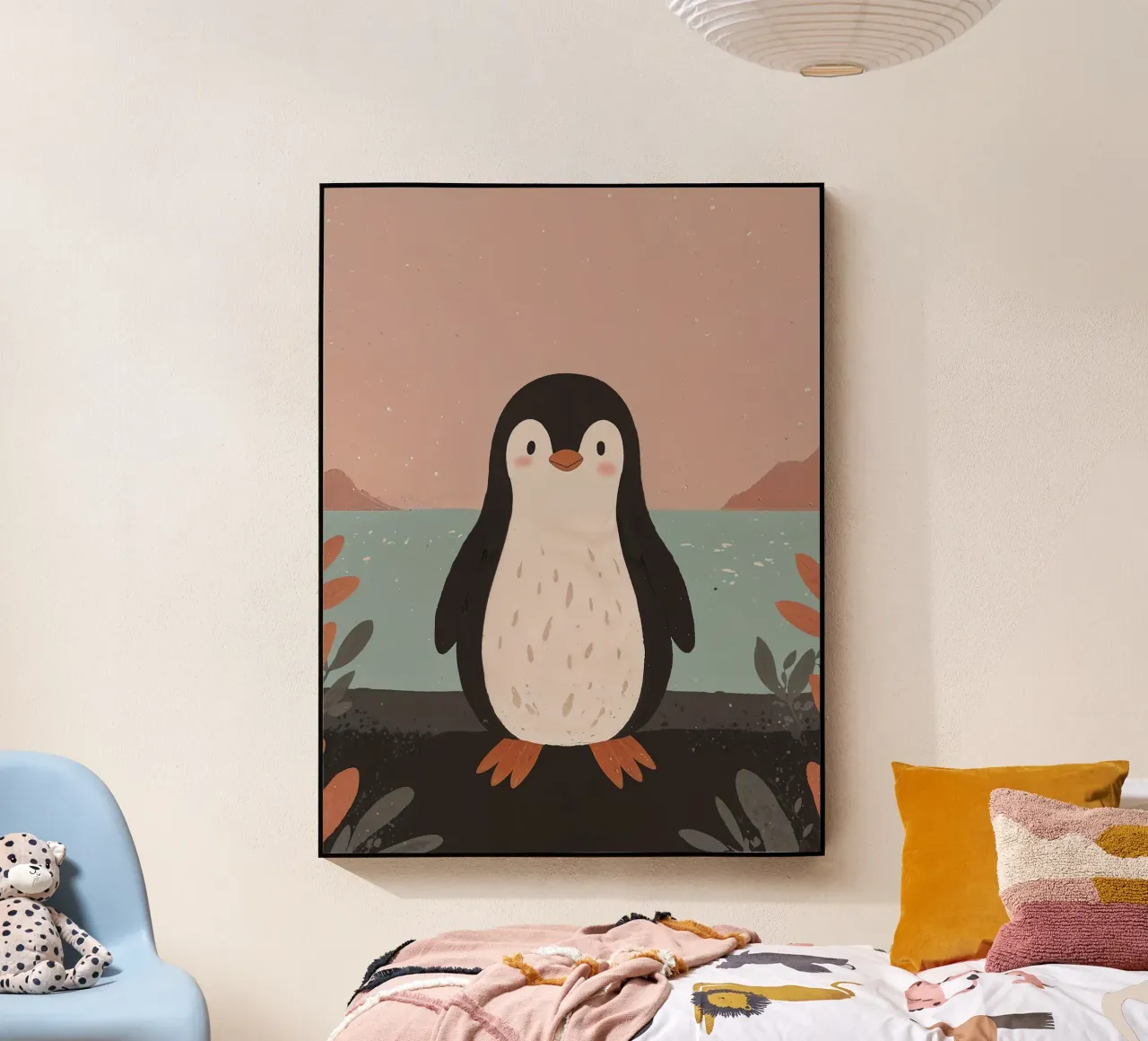 Friendly Tiny Penguin Acryl-Glas von SnoopyAnimals