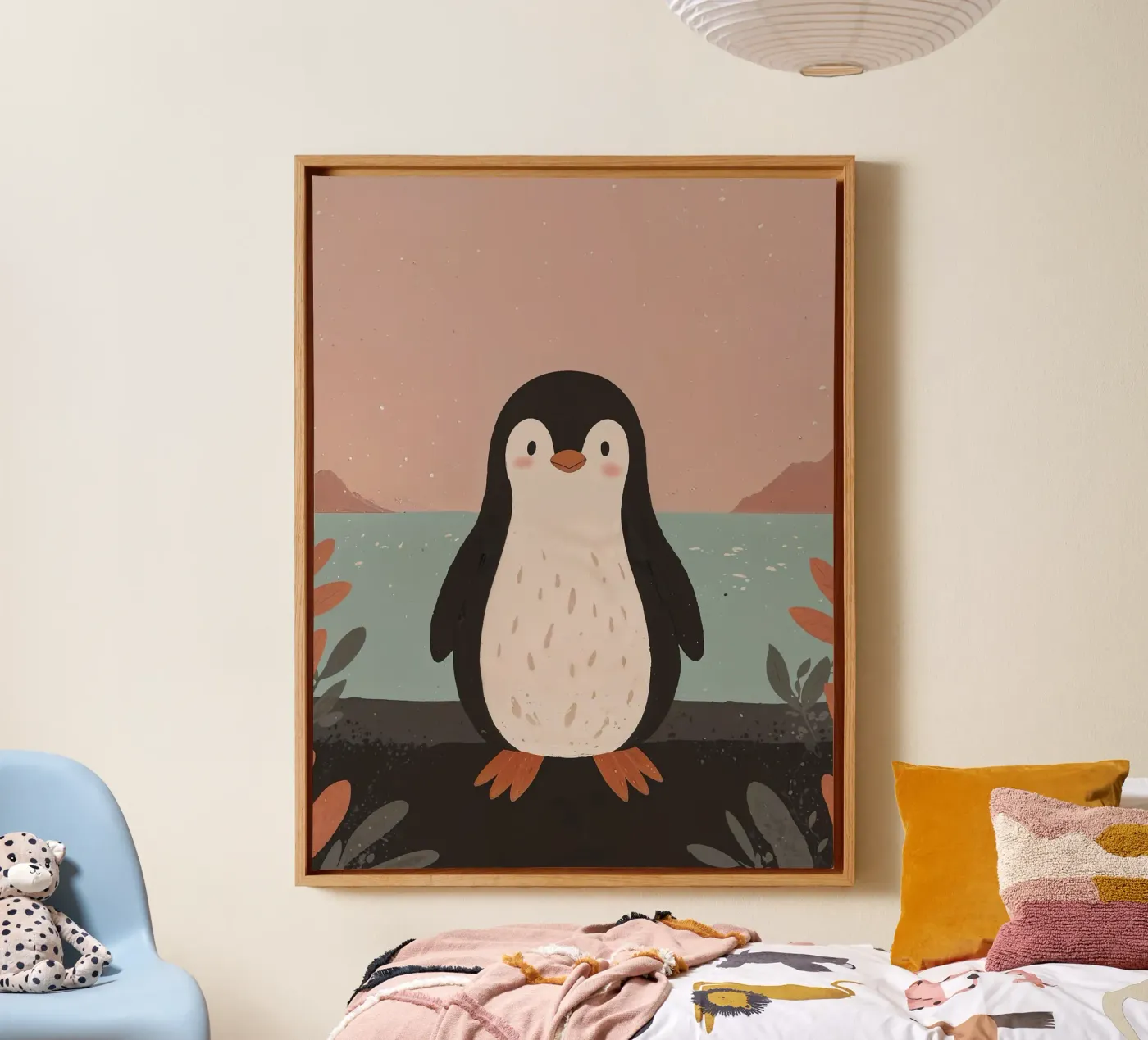 Un piccolo pinguino amichevole tela da SnoopyAnimals