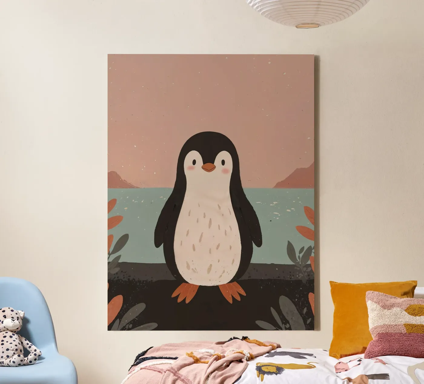 Un piccolo pinguino amichevole tela da SnoopyAnimals