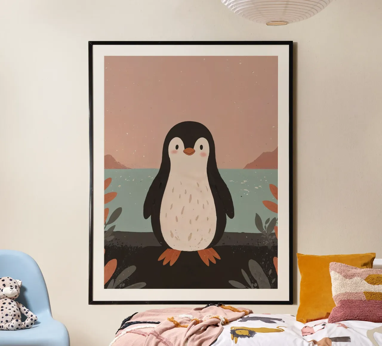 Friendly Tiny Penguin poster by SnoopyAnimals