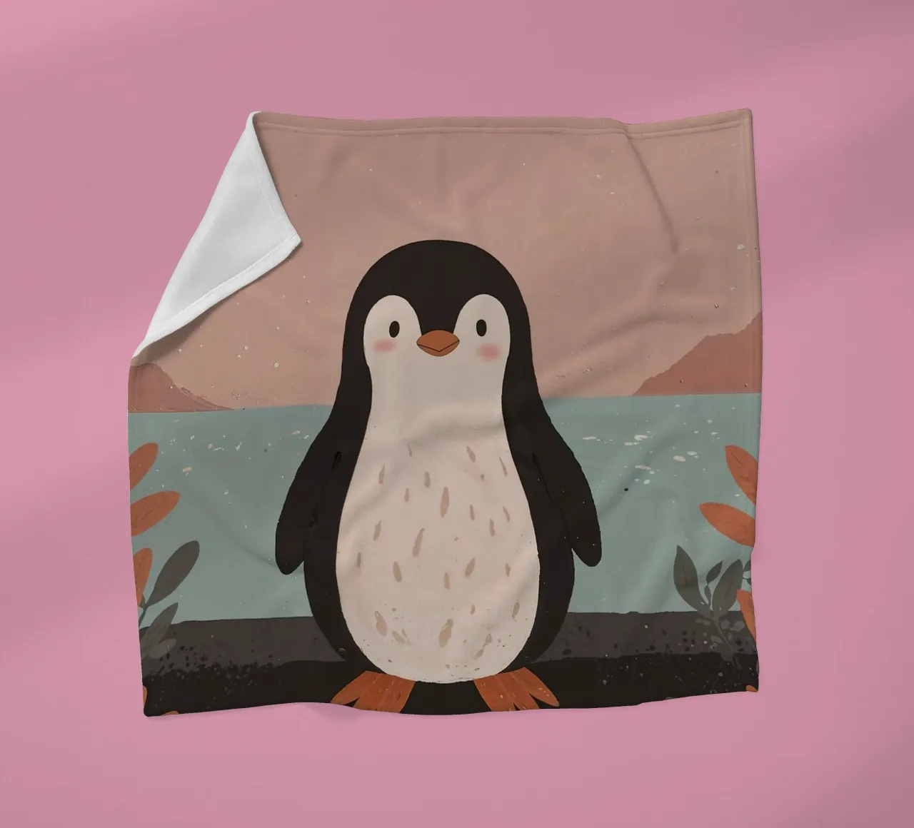 Vriendelijke pinguïn fleecedeken van SnoopyAnimals
