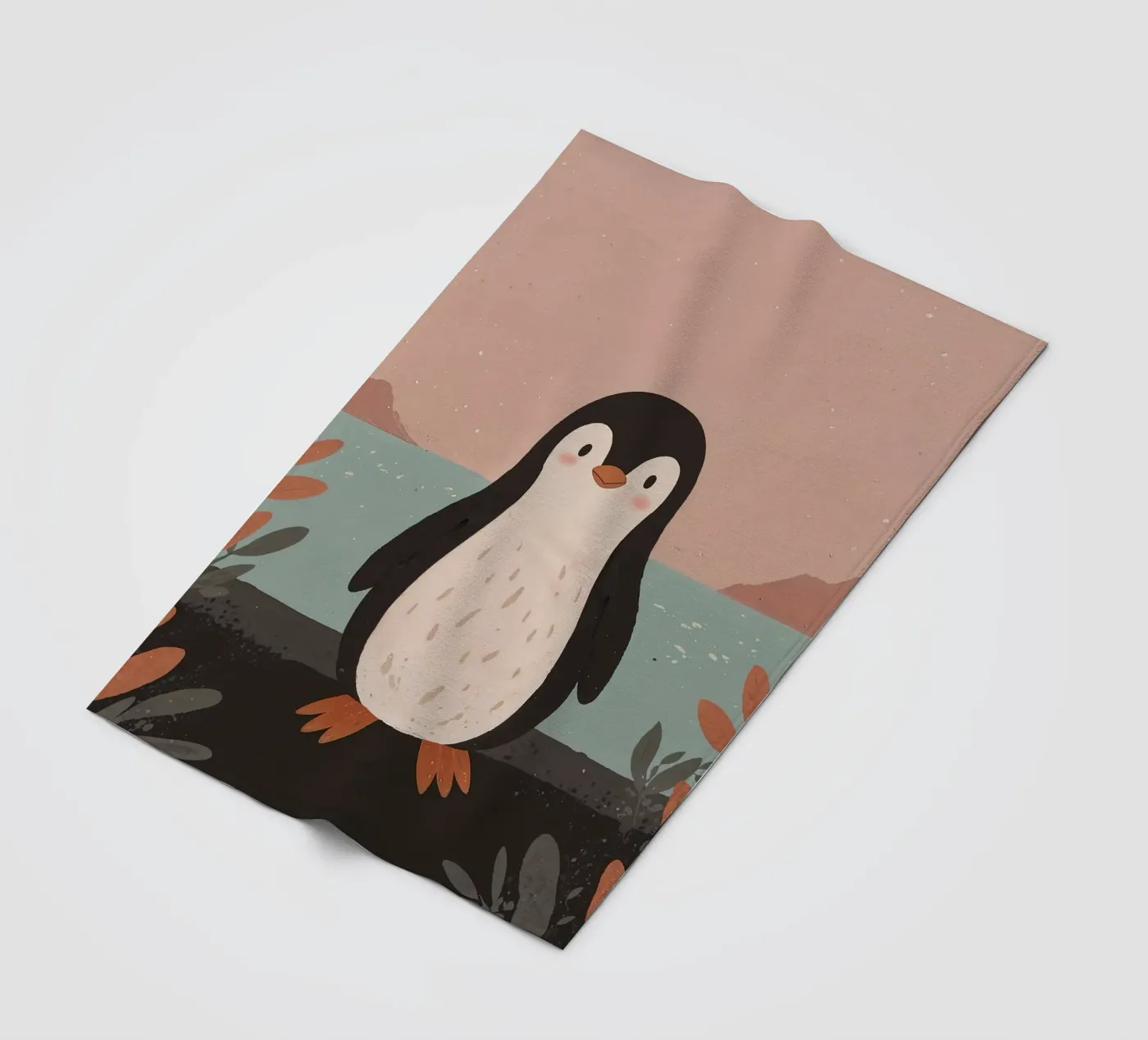 Friendly Tiny Penguin Fleecedecke von SnoopyAnimals