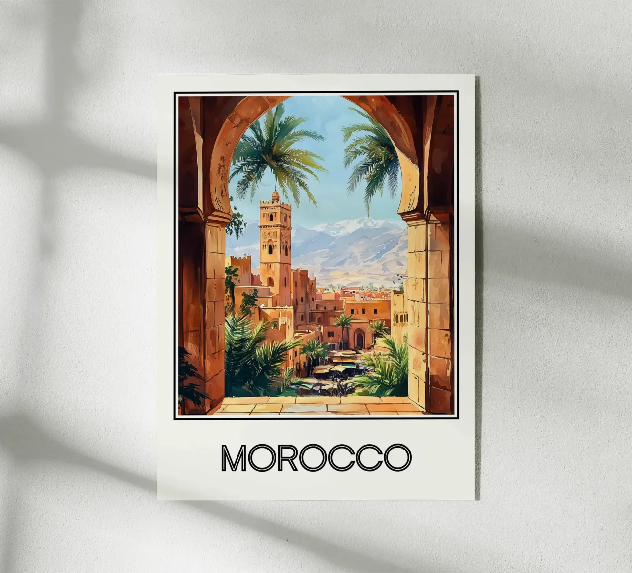 Affiche Moroc plexiglass da Frame the World