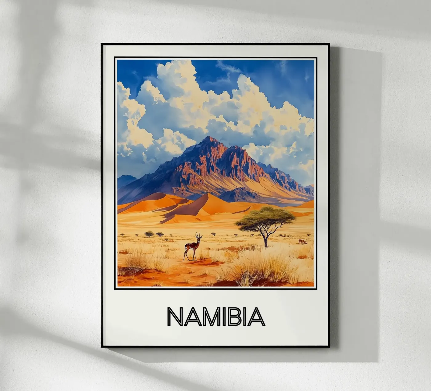 Affiche Namibia plexiglass da Frame the World