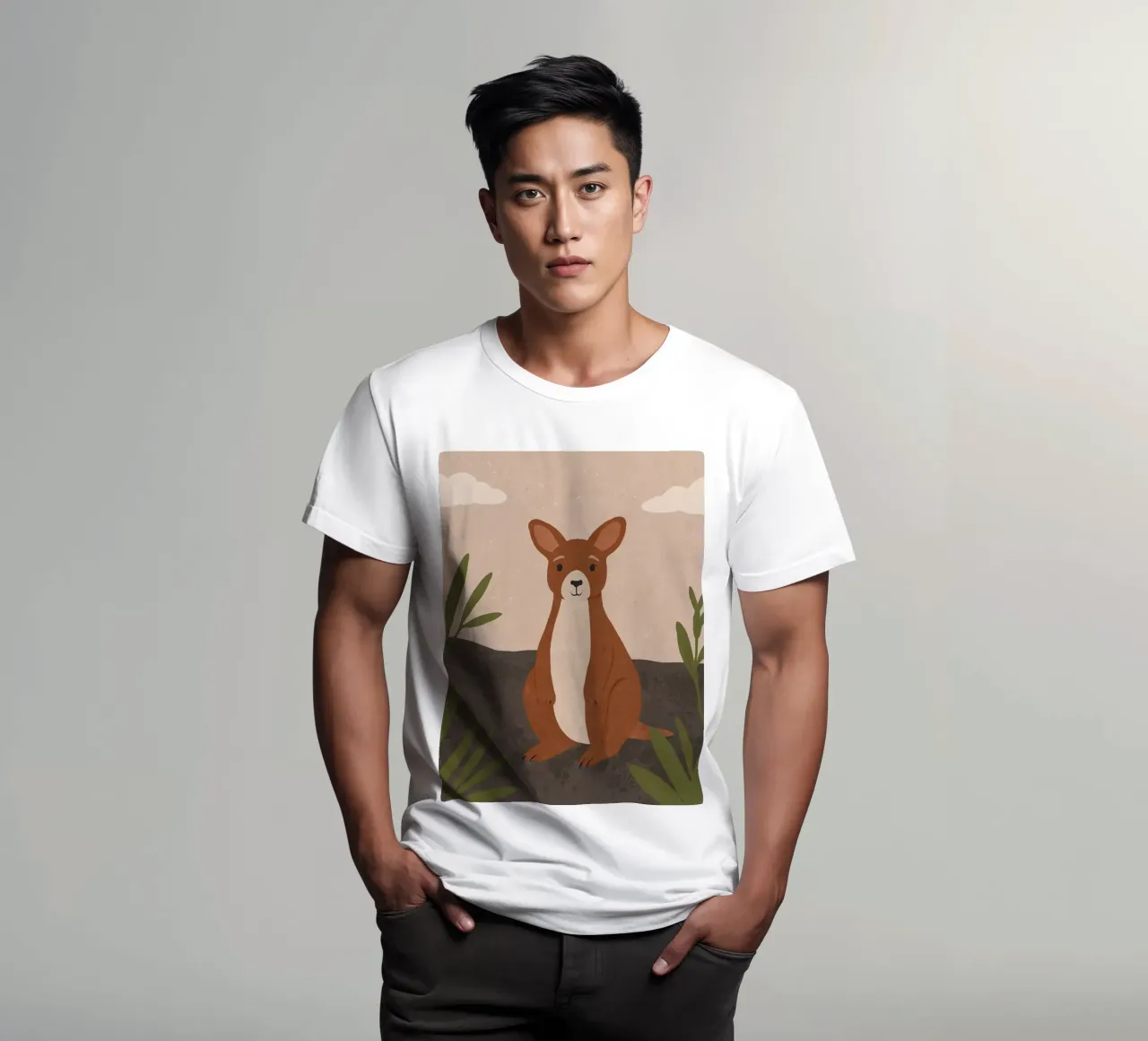 Freundliches Känguru T-Shirt von SnoopyAnimals