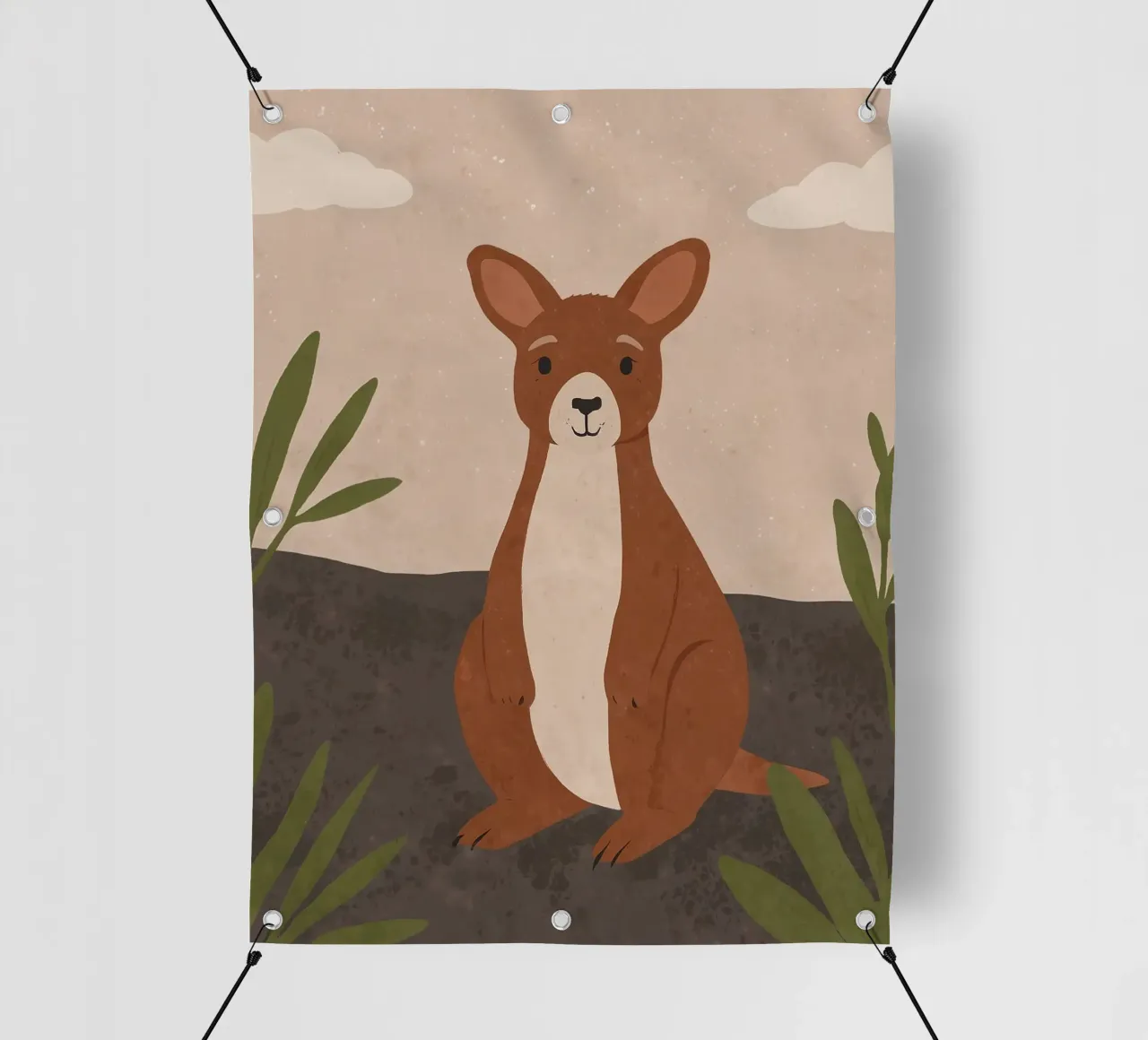 Friendly Kangaroo pvc cover by SnoopyAnimals