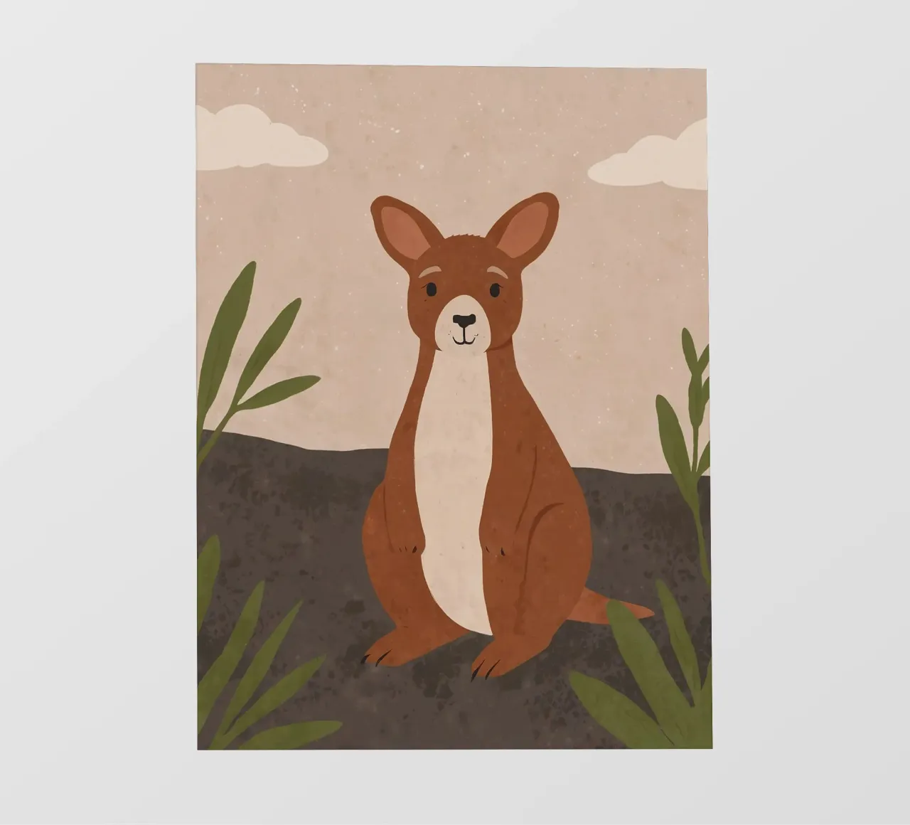 Friendly Kangaroo pvc cover by SnoopyAnimals