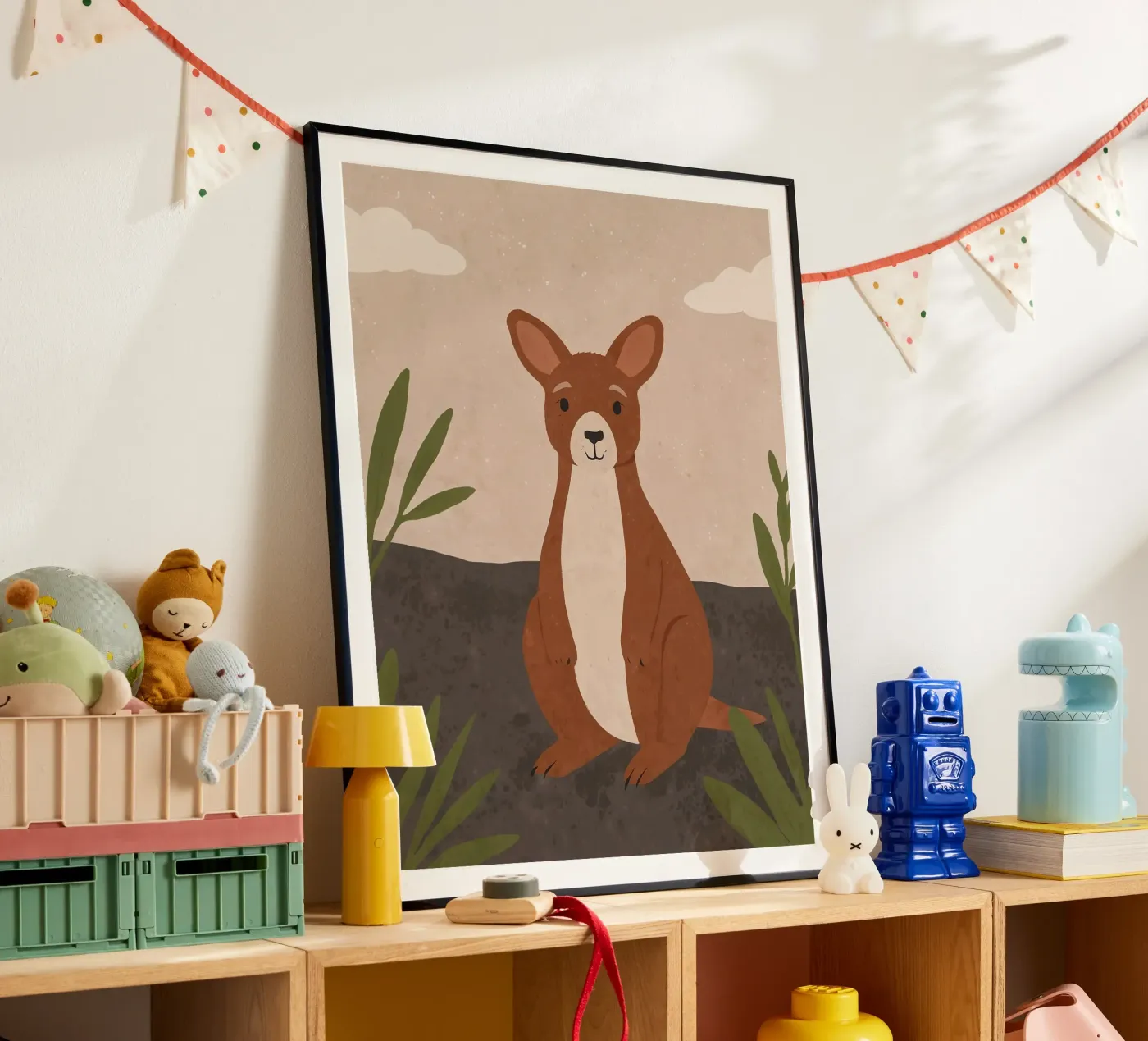 Friendly Kangaroo poster by SnoopyAnimals