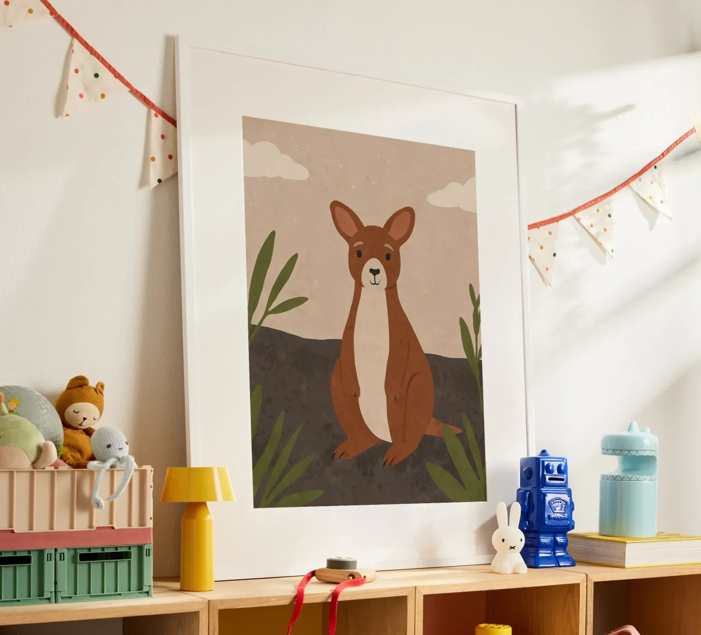 Friendly Kangaroo poster by SnoopyAnimals