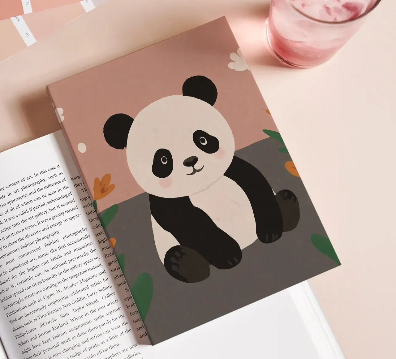 Friendly Panda notebook by SnoopyAnimals