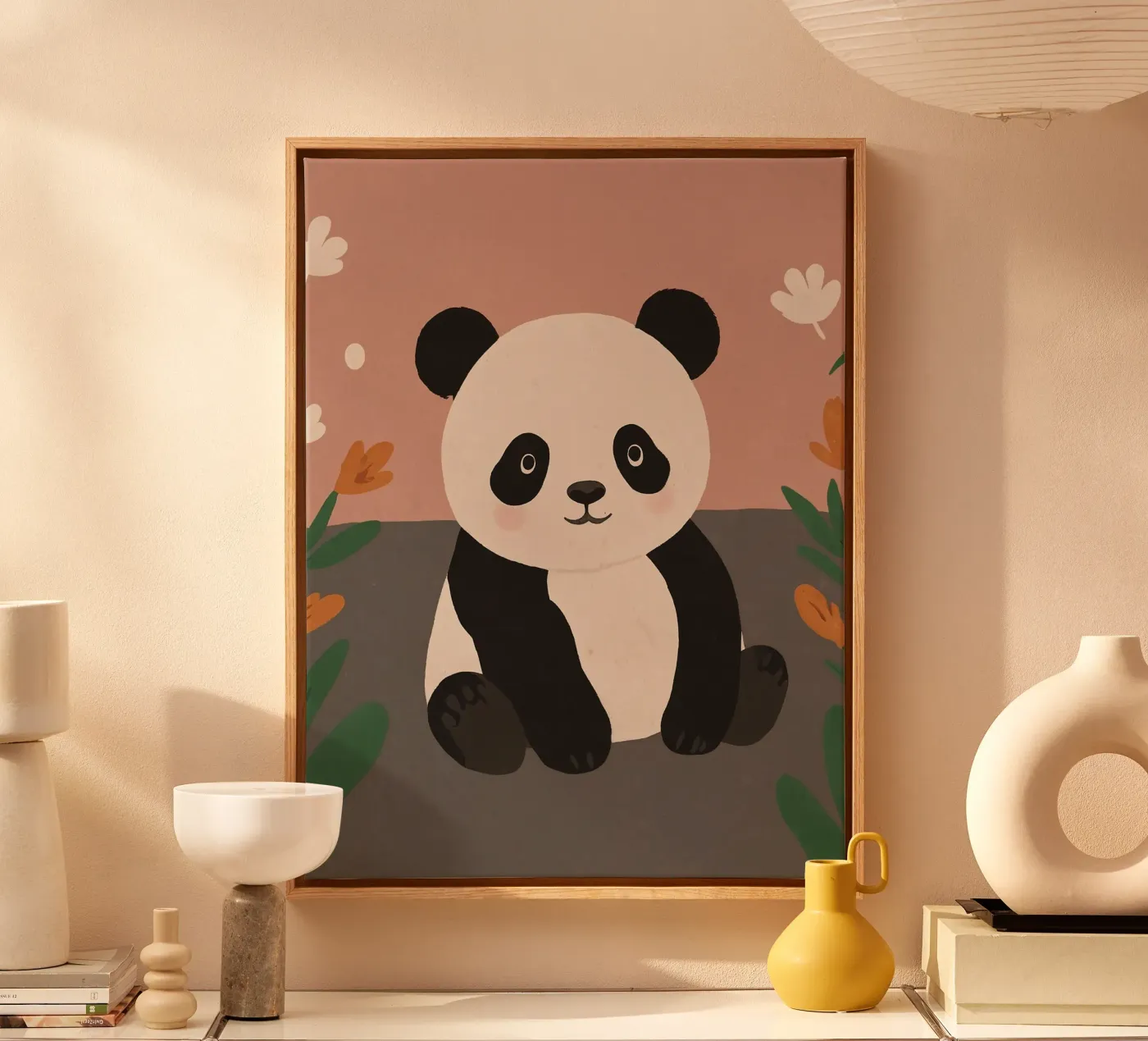 Friendly Panda canvas by SnoopyAnimals