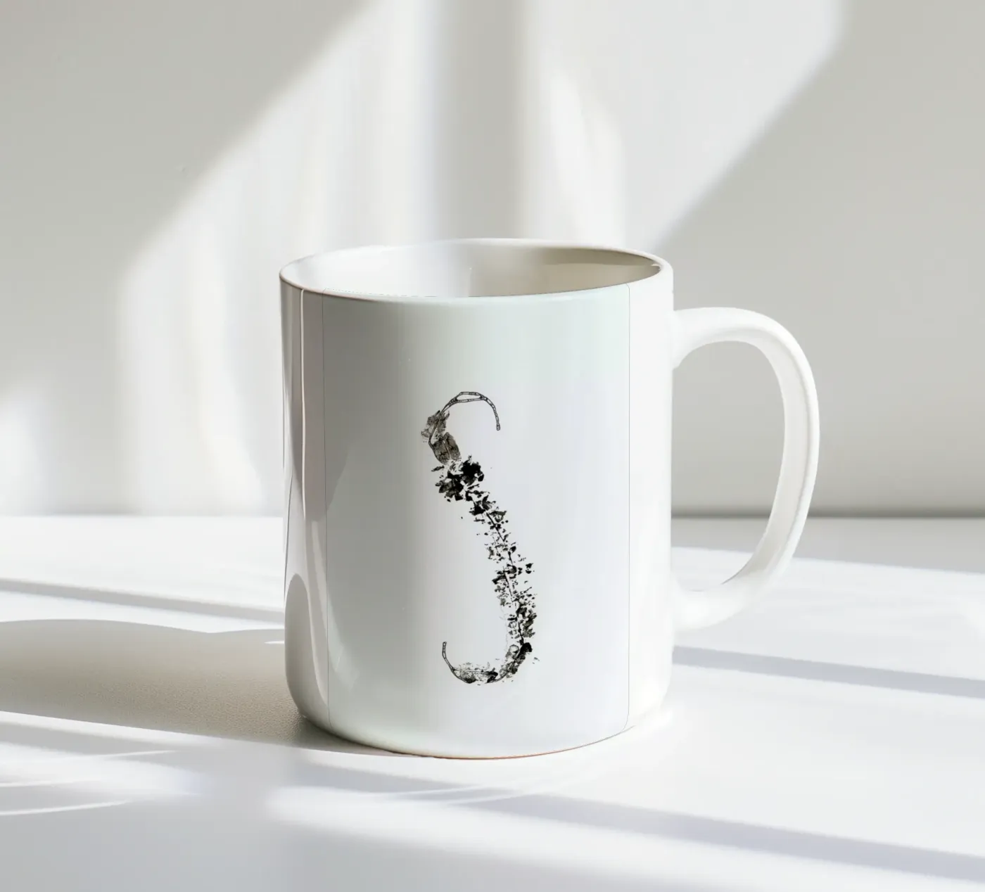 S ceramic mug by Marina Guiu