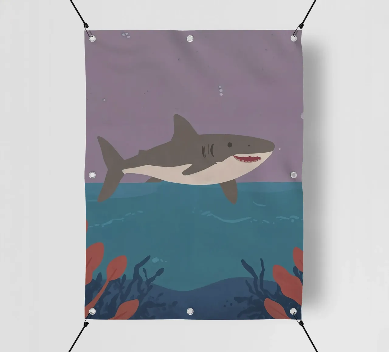 Squalo amico telo in pvc da SnoopyAnimals