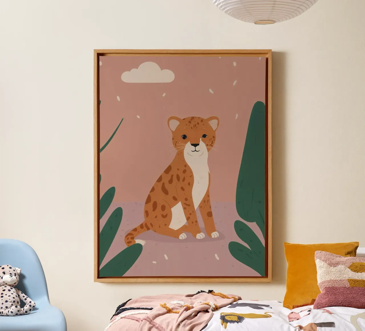 Friendly Cheetah canvas by SnoopyAnimals
