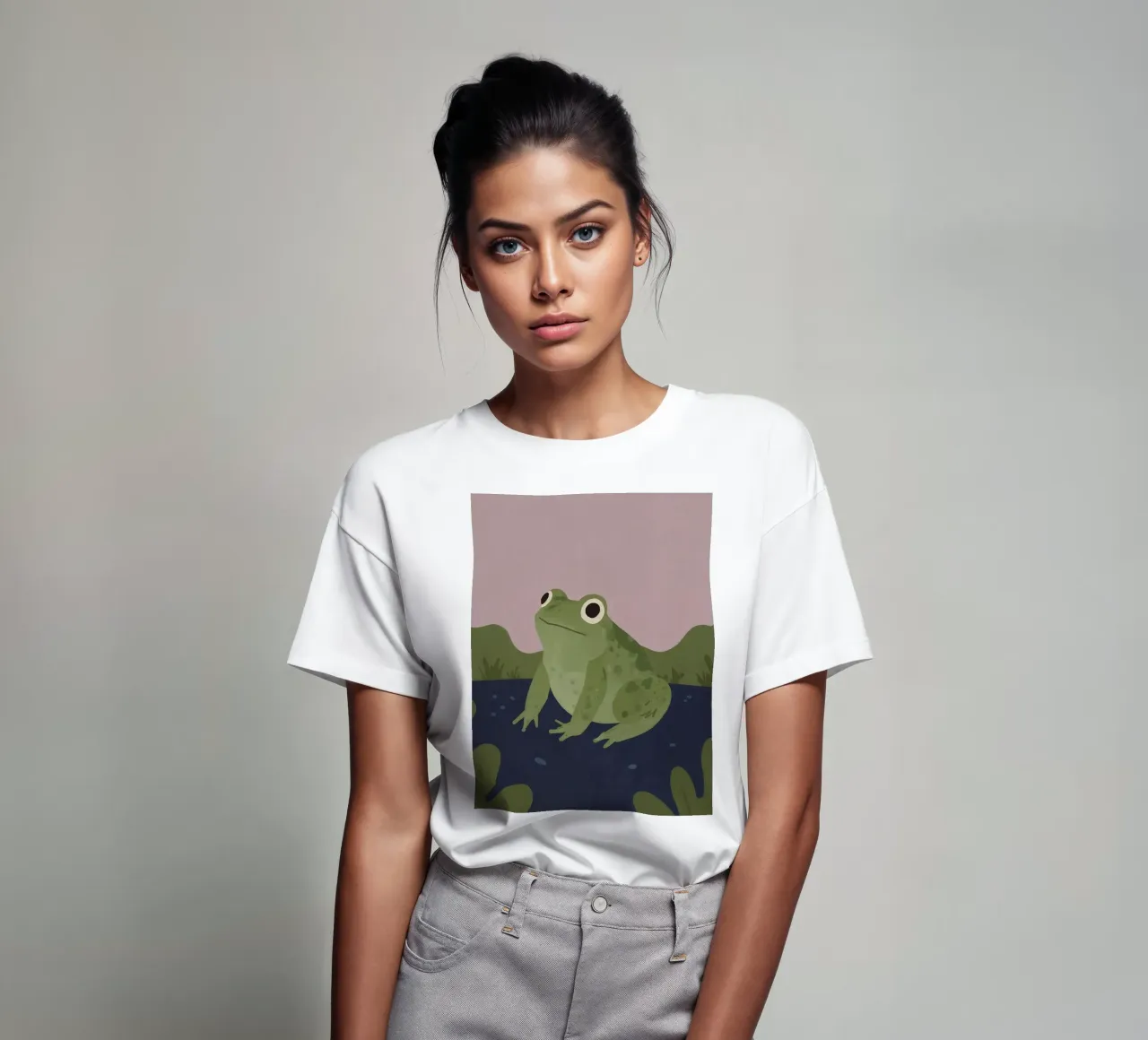Friendly Frog t-shirt by SnoopyAnimals