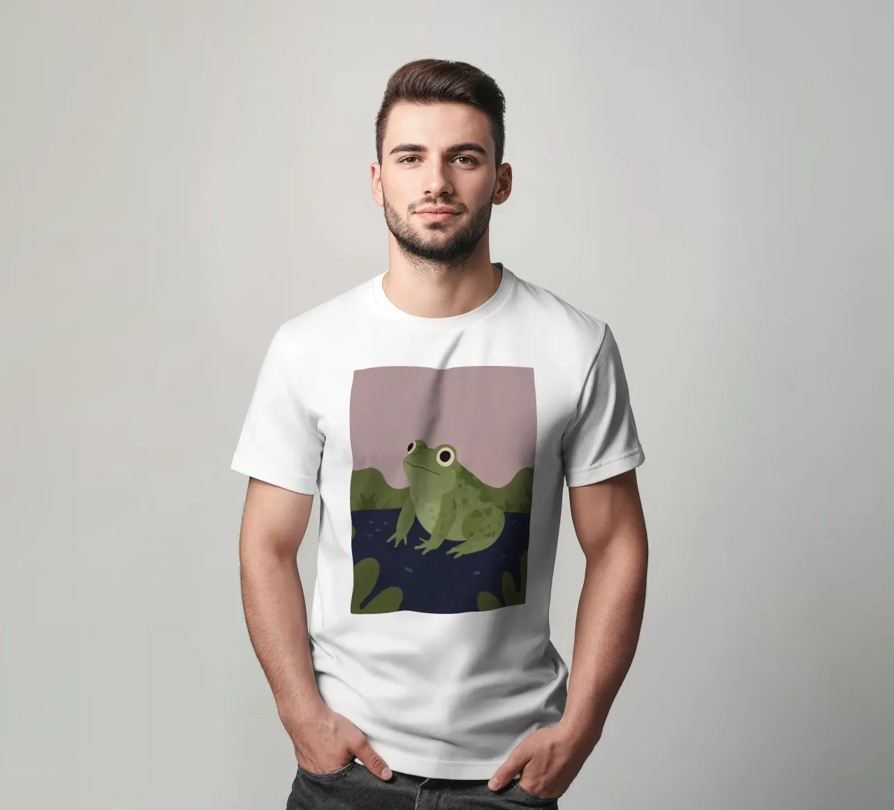 Friendly Frog t-shirt by SnoopyAnimals