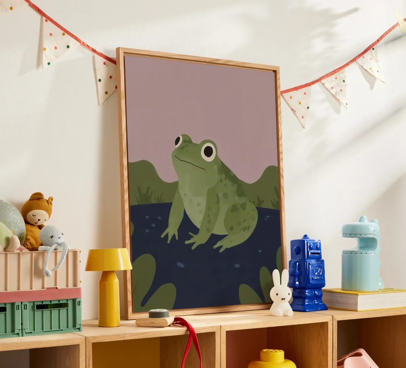 Friendly Frog acrylic glass by SnoopyAnimals