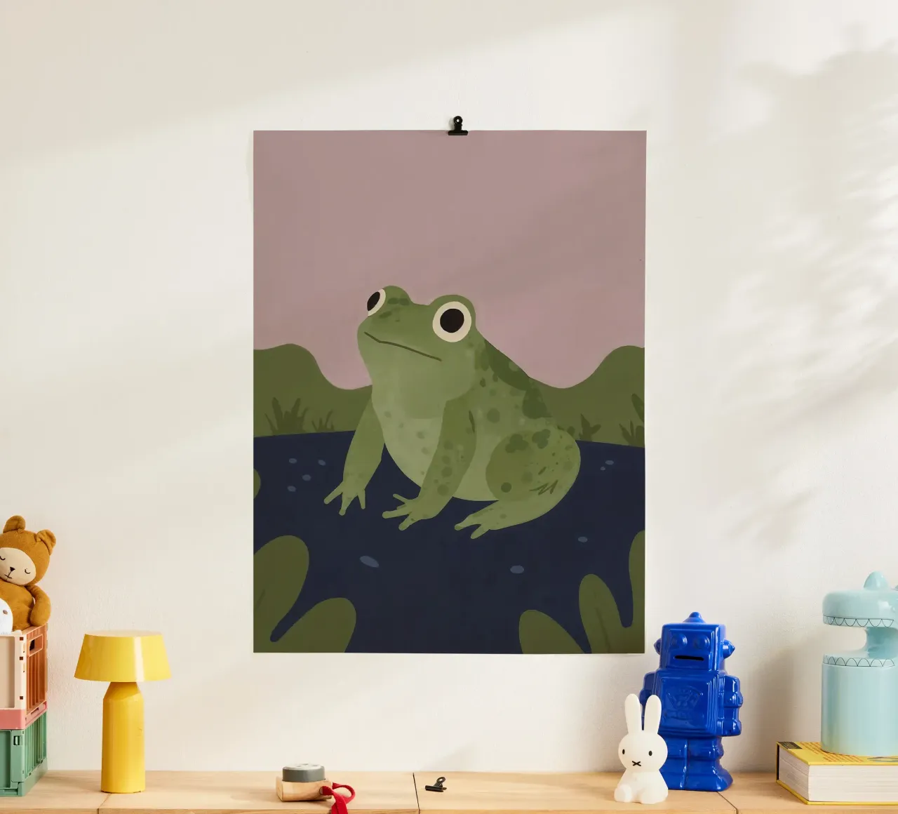 Friendly Frog poster by SnoopyAnimals