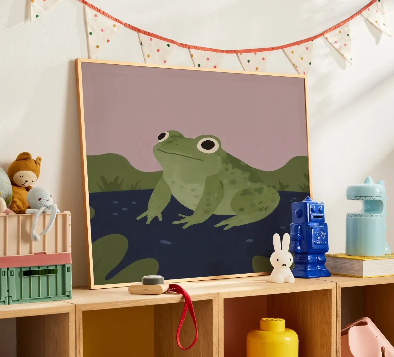 Friendly Frog poster by SnoopyAnimals