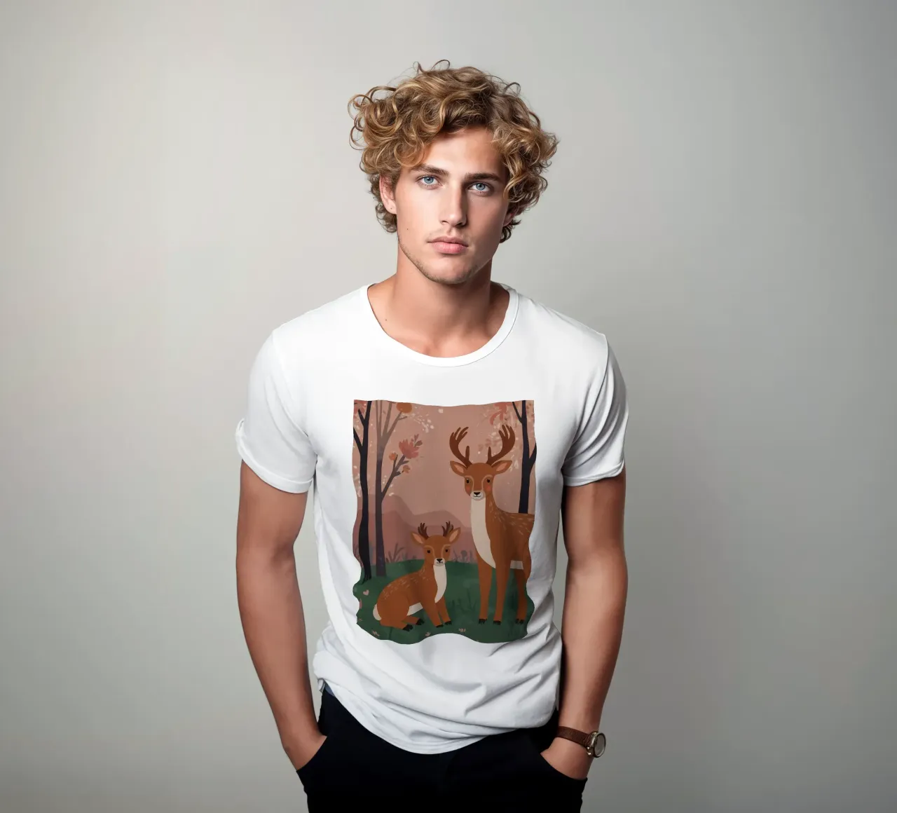 Cervi amici t-shirt da SnoopyAnimals