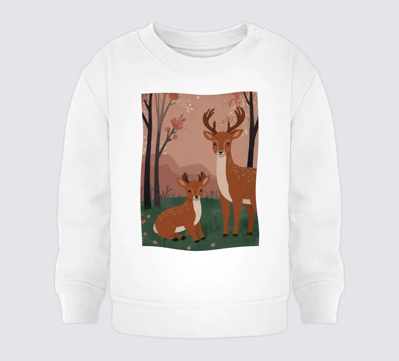 Cervi amici felpa neonato da SnoopyAnimals