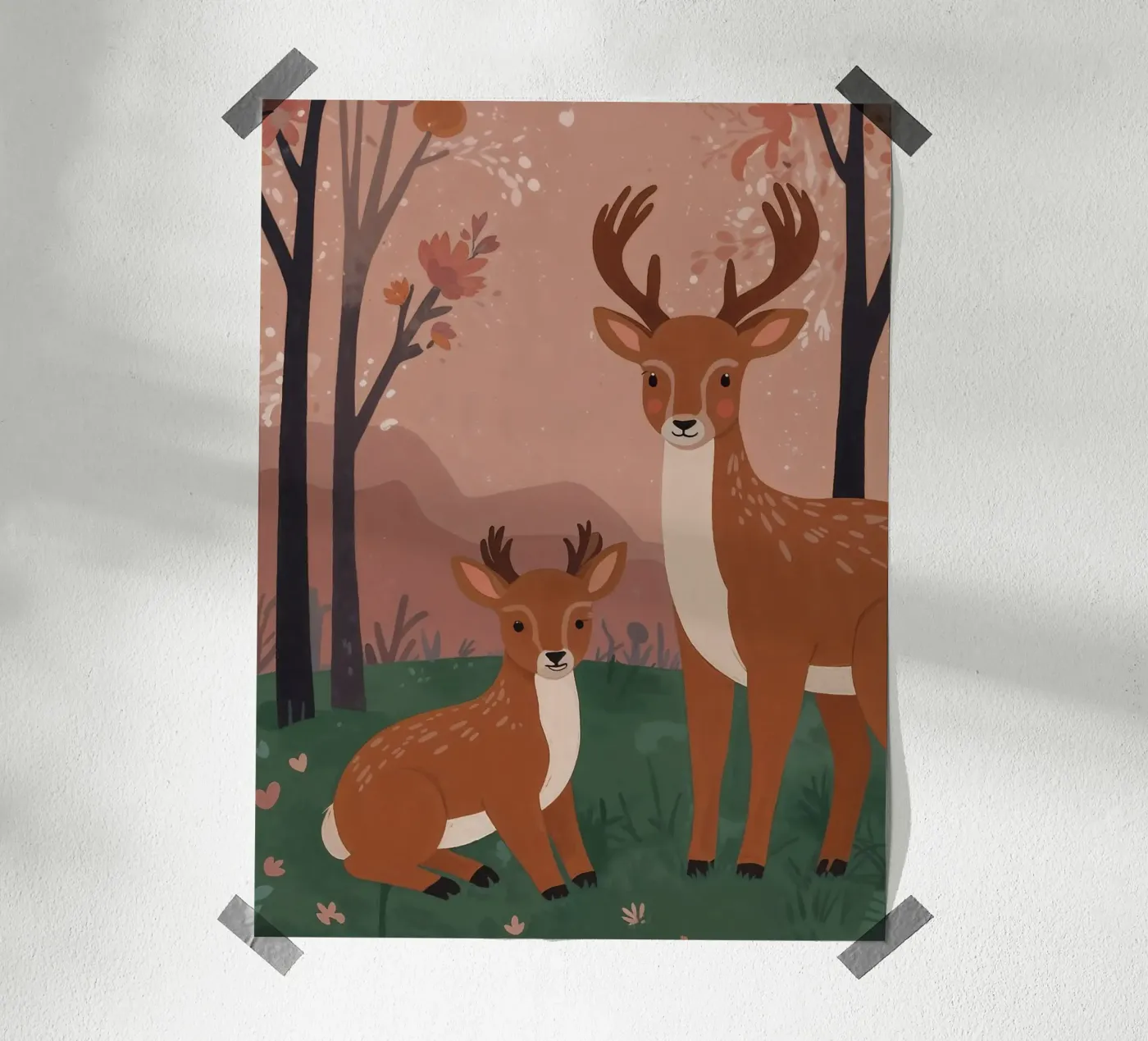 Friendly Deers poster da SnoopyAnimals