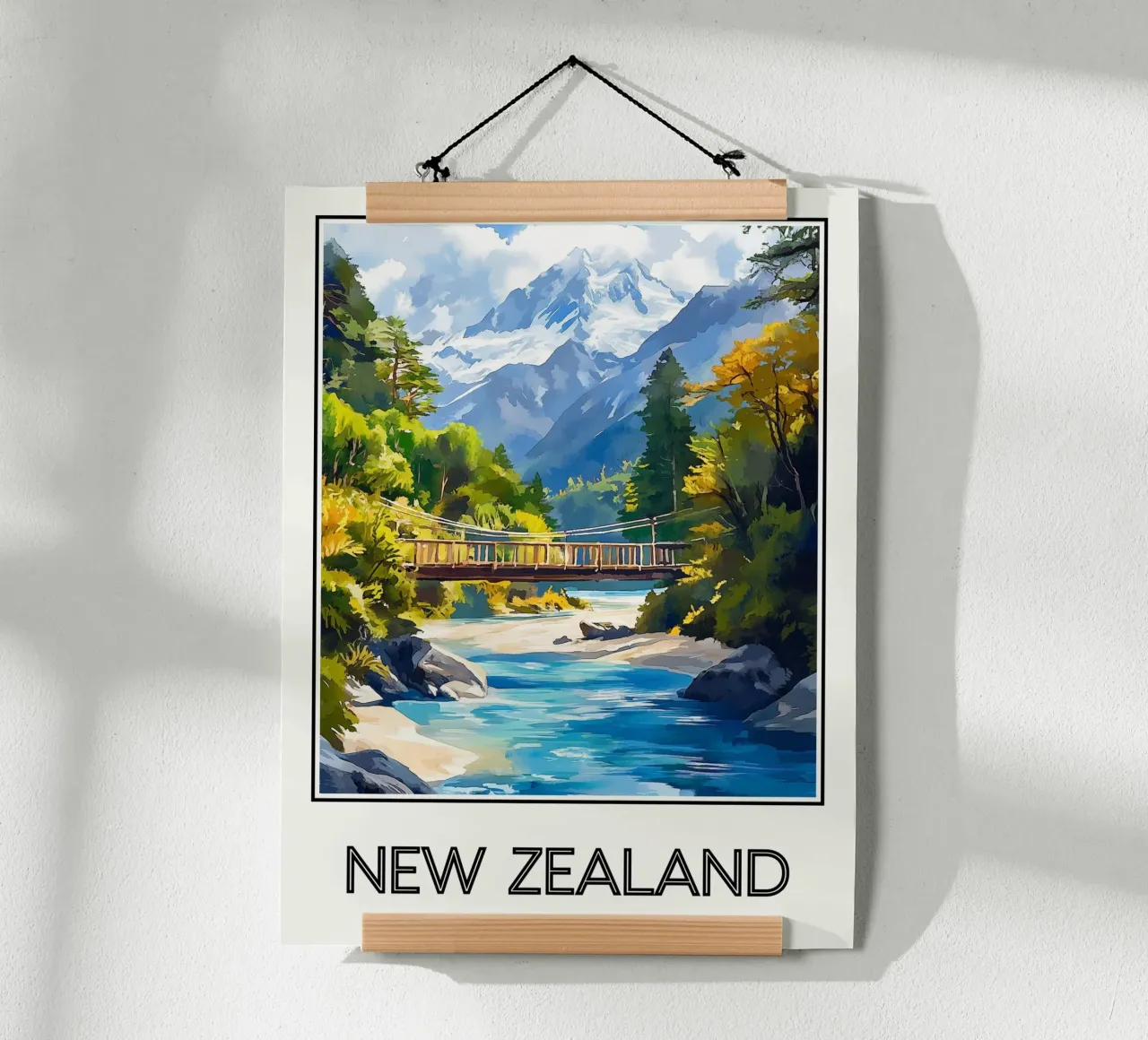Nuova Zelanda poster da Frame the World