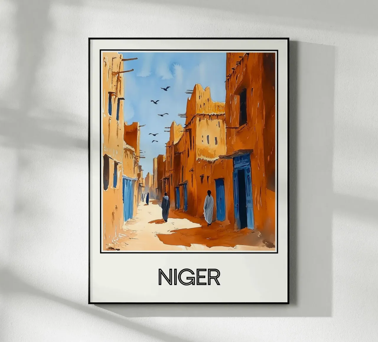 Affiche Niger plexiglass da Frame the World